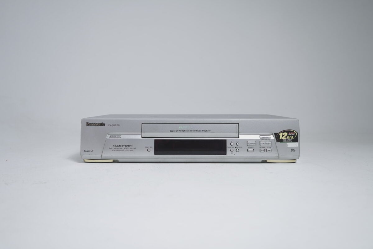 Panasonic NV-SJ200 VHS Player Silver