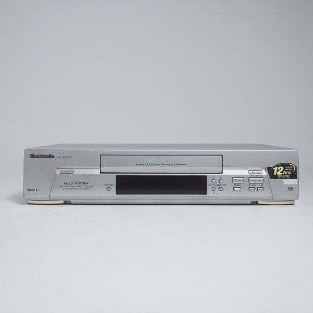 Panasonic NV-SJ200 VHS Player Silver