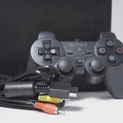 Alternative view of Sony PlayStation 2 Transparent Black (Open Region)
