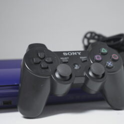Alternative view of Sony PlayStation 3 blue