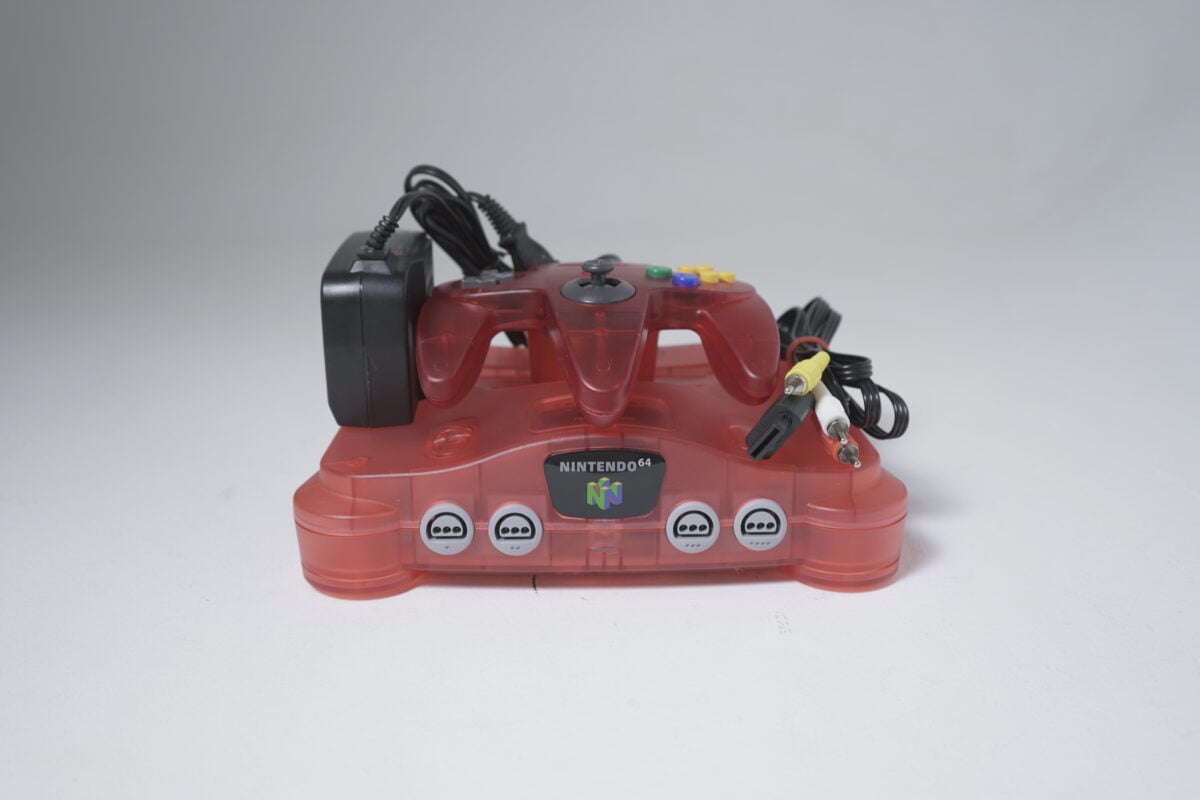 Nintendo 64 Transparent Red