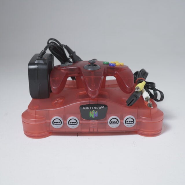 Nintendo 64 Transparent Red