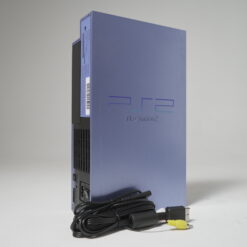Alternative view of Sony PlayStation 2 Aqua Blue (Open Region)