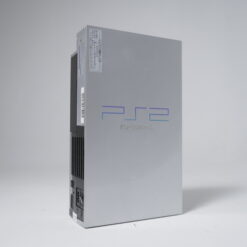 Alternative view of Sony PlayStation 2 Metalic Silver (Open Region)