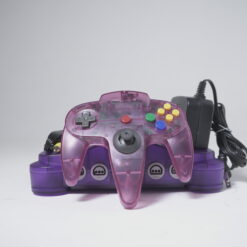 Alternative view of Nintendo N64 Transparent Purple