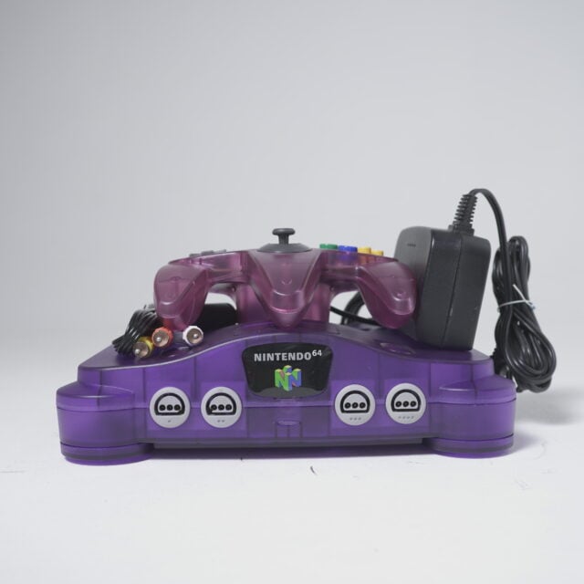 Nintendo N64 Transparent Purple