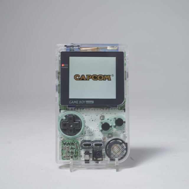Game Boy Pocket Transparent (IPS Upgrade)