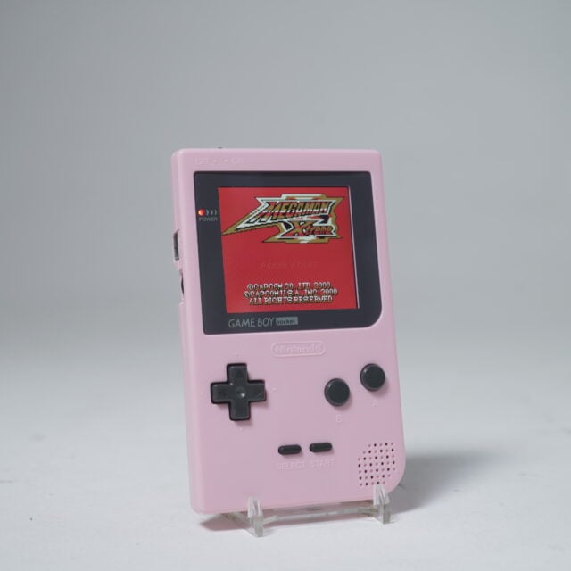 Game Boy Pocket Pink (IPS Upgrade)
