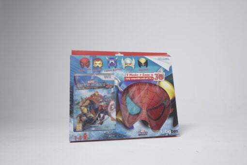 Marvel Super Heroes 3D 5 Masks + Wii Game Bundle (PAL)