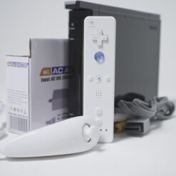 Alternative view of Nintendo Wii Black (Open Region